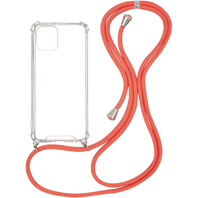 Θήκη Apple iPhone 12 Mini - Sonique Armor Clear - Κοραλί