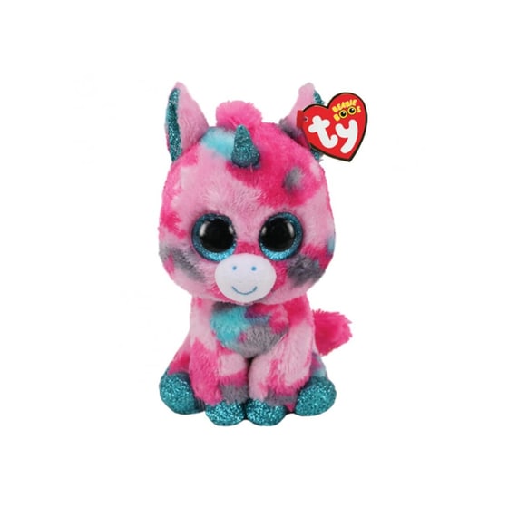 Λουτρινο Τυ Χνουδωτο Μονοκερος Ροζ/γαλαζιο 15εκ 1607-36313 image 0