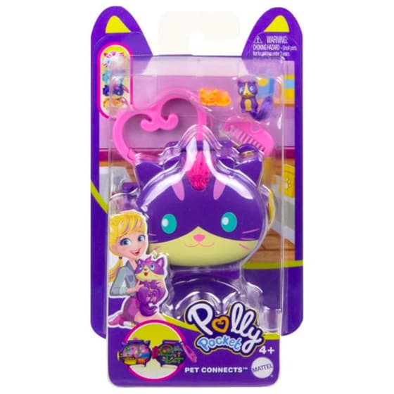Mattel Κούκλα Polly Mini Σετάκια με Ζωάκια (4 σχέδια) - Τυχαία Επιλογή image 5