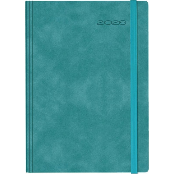 Ημερολόγιο Ημερήσιο 2026 Θεοφύλακτος 12M Avenue Chia Elastic Τιρκουάζ image 0