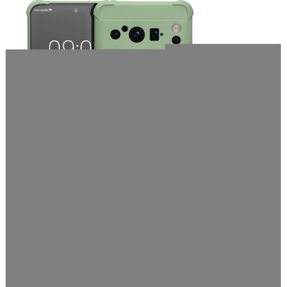 Θήκη Google Pixel 8 Pro - KWmobile Matte με Λουράκι - Gray Green image 1