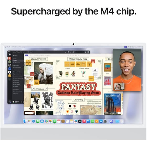 Apple iMac 24'' 4.5K Retina Display (Apple M4 10C/16GB/512GB SSD/10C GPU) - Silver image 5