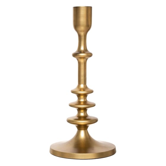 Κηροπήγιο Spitishop A-s Candlestick 164217b Μεταλλικό 12x26cm - Χρυσό image 1