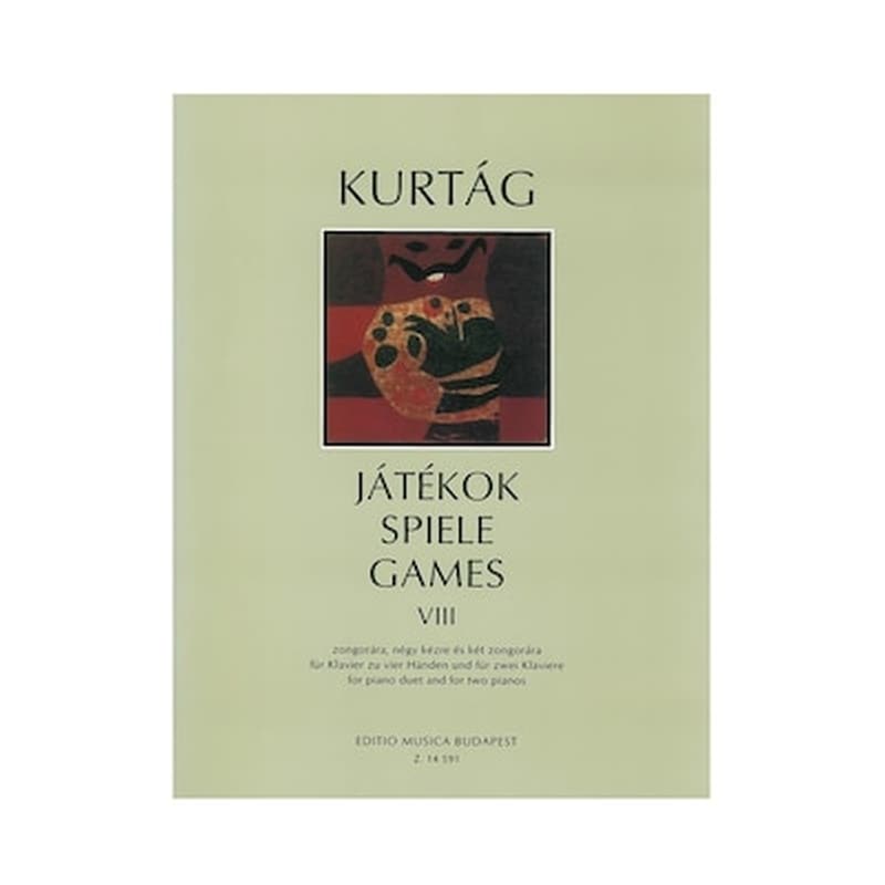 EDITIO MUSICA BUDAPEST Kurtag - Games Vii For Piano Duet - For Two Pianos