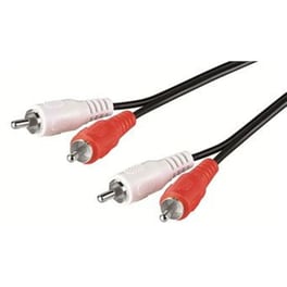 Καλώδιο Ήχου Ewent EW-220100-050-N-P RCA male σε RCA male - 5m