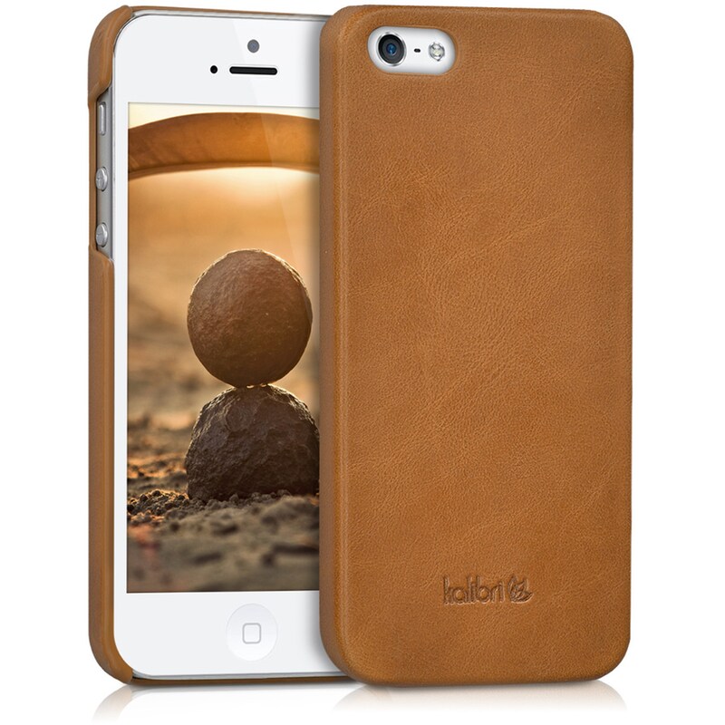 KALIBRI Θήκη Apple iPhone 7/iPhone 8/iPhone Se 2020 - Kalibri Leather Case - Brown