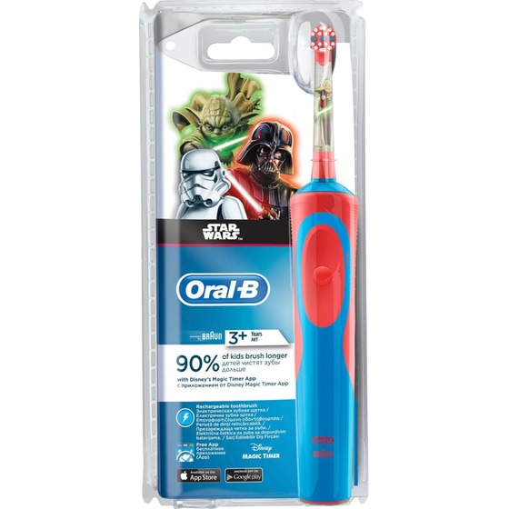 Ηλεκτρική Οδοντόβουρτσα ORAL-B STAGES POWER STAR WARS για Παιδιά 3+ Κόκκινο image 4