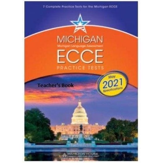 Michigan ECCE Practice Tests 1- Teacher's Book (2021 Format) image 0