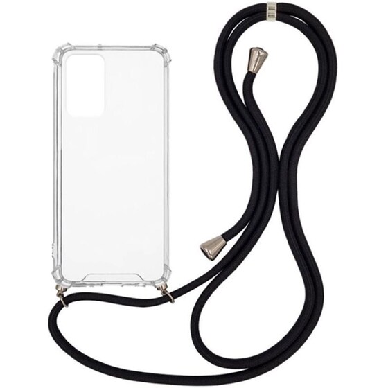 Θήκη Xiaomi Redmi Note 11s 5G - Sonique Armor Clear Με Κορδόνι  - Μαύρο image 0