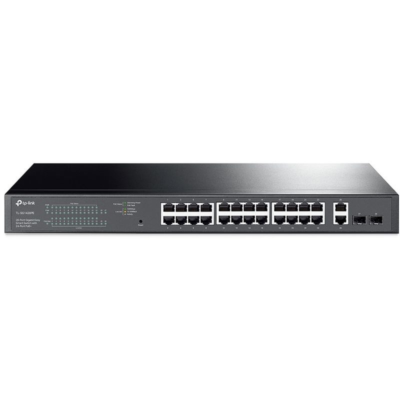 TP-Link TL-SG1428PE Network Switch Managed L2 Gigabit Ethernet (1000 Mbps) 28-Port PoE Support 1U