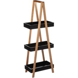 Ραφιέρα 5Five από MDF 30x82 cm - Μαύρο/Μπεζ