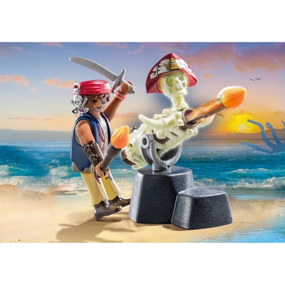 PLAYMOBIL® Pirates Πειρατής με κανόνι (71421) image 4