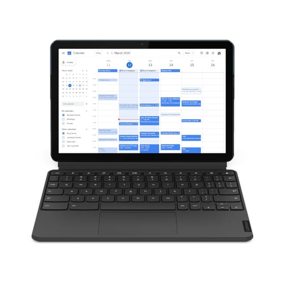 Tablet Lenovo IdeaPad Duet Chromebook 10.1" 4GB/128GB + Antivirus ZoneAlarm για 2 έτη image 4