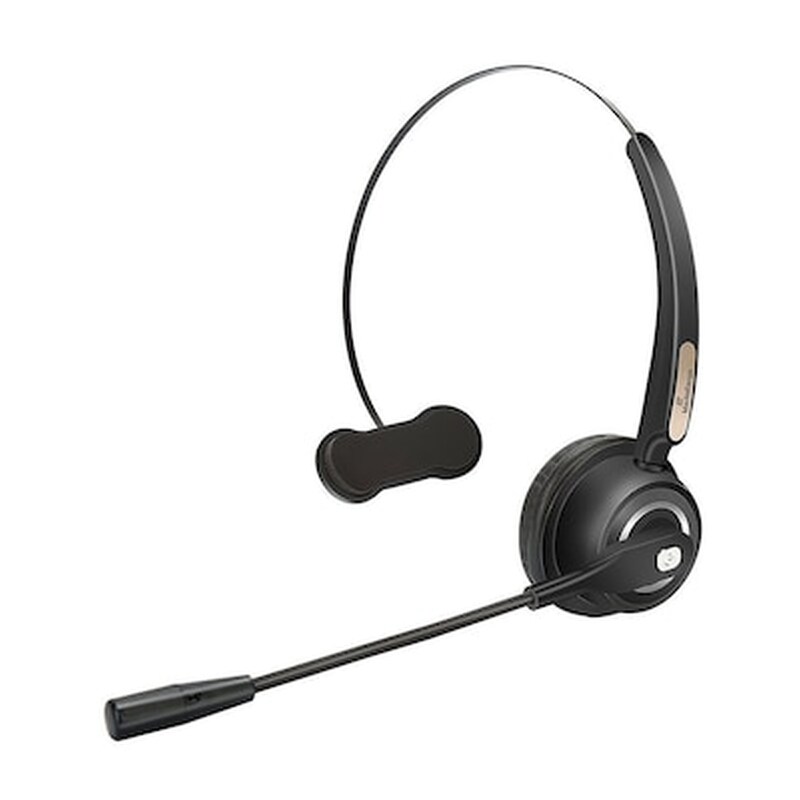Mediarange Wireless Mono Headset With Microphone, 180mah Battery, Black (mros305)