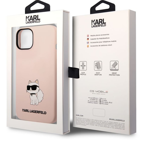 Θήκη Apple iPhone 14 Plus - Karl Lagerfeld Choupette NFT Hard Case - Pink image 3