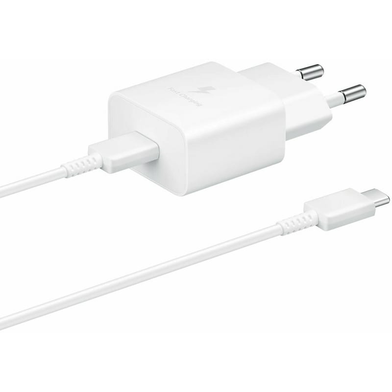 Σετ Φόρτισης Samsung Usb-C 45W with cable Usb-C to Usb-C 1m - White