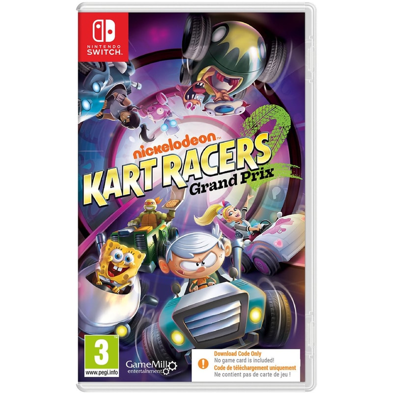 Nickelodeon Kart Racers 2: Grand Prix (Code in a Box) - Nintendo Switch