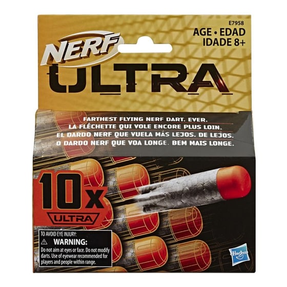 Βελάκια Hasbro Nerf Ultra (E7958) 10 Τμχ - Μαύρο/Πορτοκαλί image 0