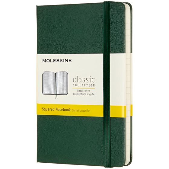 Σημειωματάριο Moleskine Καρέ Pocket Πράσινο (1 Τεμάχιο) image 0