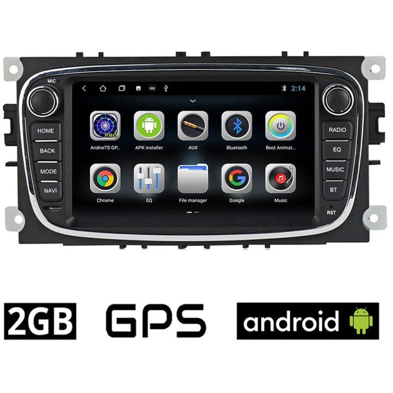 OEM Ηχοσύστημα Αυτοκινήτου Ford Mondeo (2007-2014) Οθόνη αφής 7 16GB+2GB Μαύρο