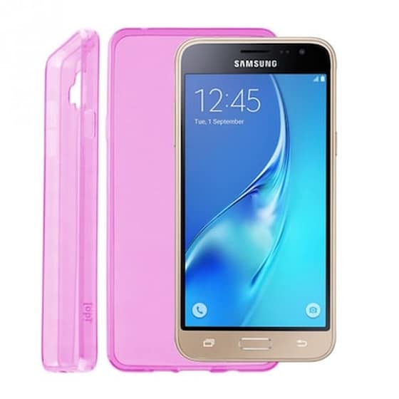 Θήκη Samsung Galaxy J3 - Idol 1991 Ultra Thin TPU - Διάφανο Ροζ image 0