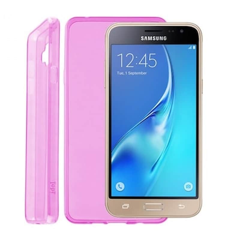 Θήκη Samsung Galaxy J3 - Idol 1991 Ultra Thin TPU - Διάφανο Ροζ