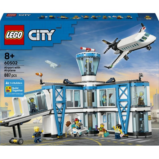 LEGO® City Αεροδρόμιο με Αεροπλάνο (60502) image 0