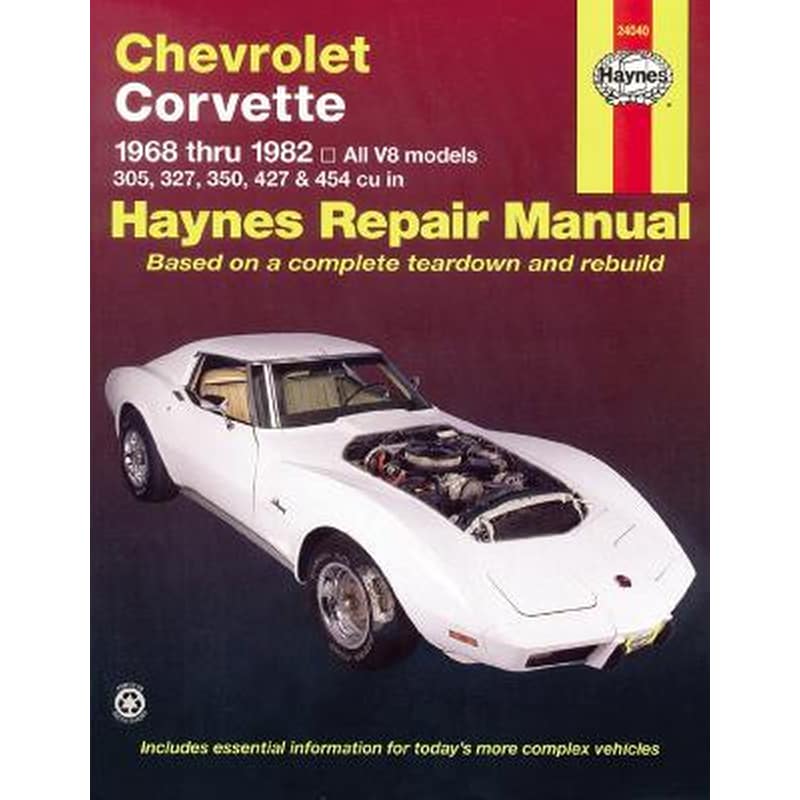 Chevrolet Corvette (1968-1982) Haynes Repair Manual (USA)