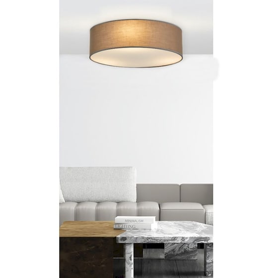 Φωτιστικό Οροφής Πολύφωτο Homelighting Cozy 77-8234 Υφασμάτινο - Καφέ image 3