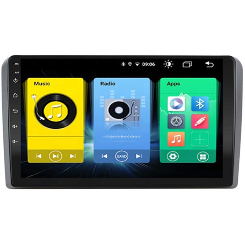 Hχοσύστημα OEM με Οθόνη Αφής 9 Android GPS Wi-Fi Bluetooth AU23 για Audi A3 (2003-2012) - Μαύρο