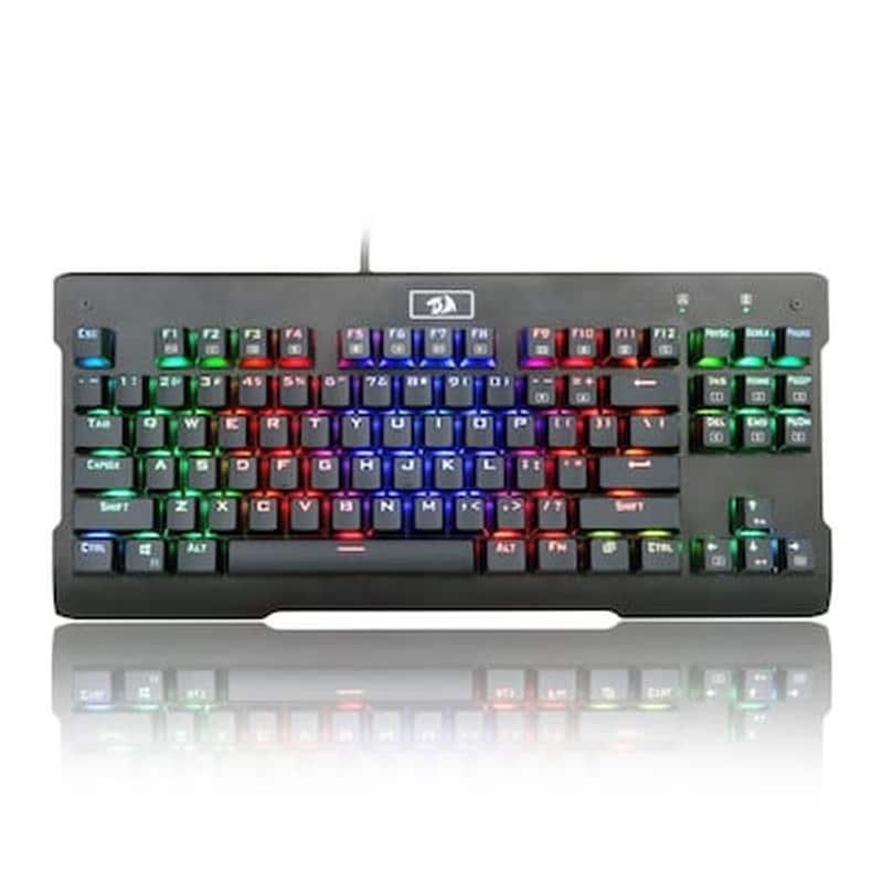 REDRAGON Redragon K561 RGB Visnu Gaming Μηχανικό Ενσύρματο Πληκτρολόγιο Tenkeyless με Outemu Blue διακόπτες και RGB φωτισμό (US)