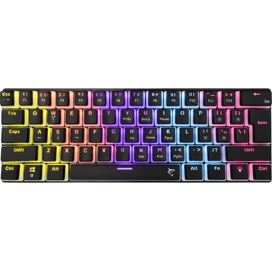 White Shark Ashiko -2 Ενσύρματο Gaming Πληκτρολόγιο με Red διακόπτες - Black (US) image 0