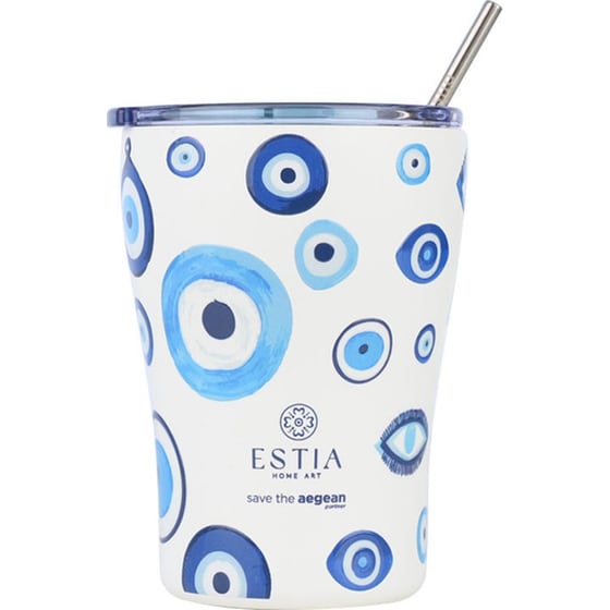 Κούπα Θερμός Καφέ Estia Home Art Save the Aegean Spirit Of Luck 350ml image 0