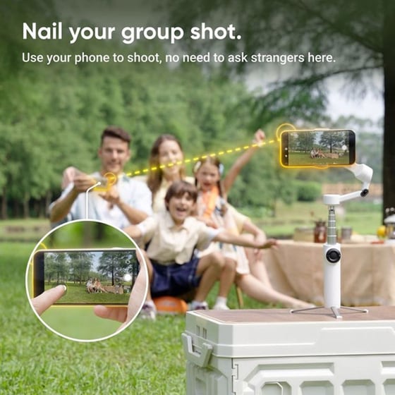 ACC GIMBAL INSTA360 FLOW 2 STANDARD GRAY image 8