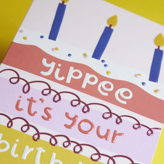 Ευχετήρια Κάρτα Yippee Its Your Birthday image 1