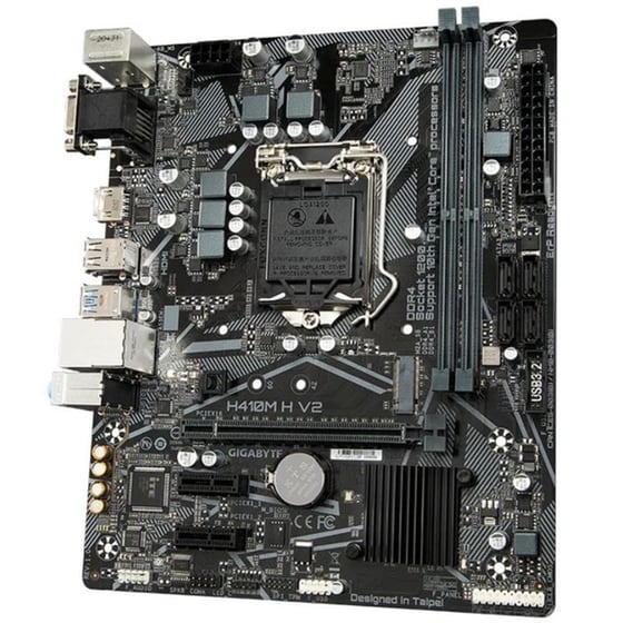 Gigabyte H410M H V2 Intel H410 Micro ATX με Socket Intel 1200 image 3