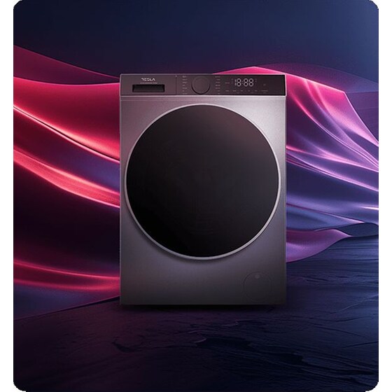 TESLA WF91480TSGR 9 kg 1.400 Στροφές Γκρι Πλυντήριο Ρούχων image 7