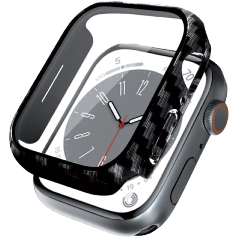 Θήκη Crong Hybrid Watch Case για Apple Watch 41mm - Carbon