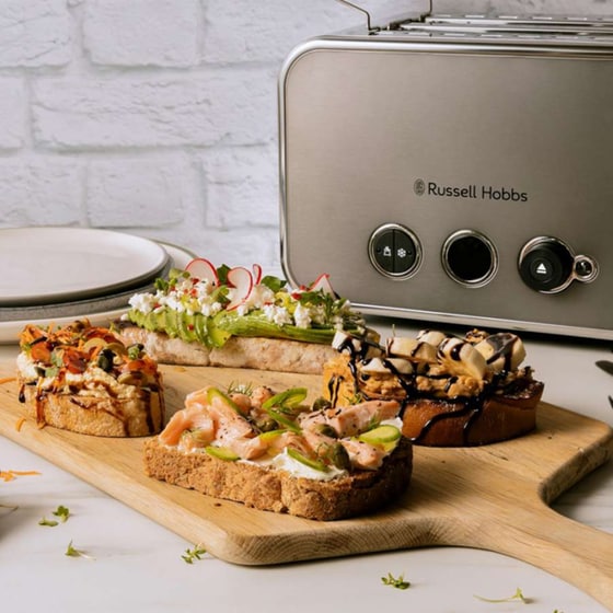 RUSSELL HOBBS DISTINCTIONS 2S TOASTER TITANIUM 26432-56 2 Θέσεων 1600W Ασημί Φρυγανιέρα image 7