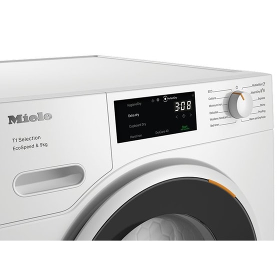 MIELE TSH783WP EcoSpeed 9 kg με Αντλία Θερμότητας Λευκό Στεγνωτήριο Ρούχων image 3
