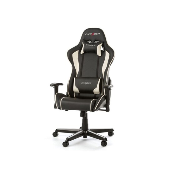 Gaming Chair DXRacer Formula OH/FL08/NW Μαύρο/Λευκό image 0