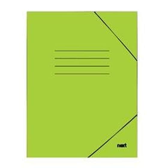 Φάκελος Πρεσπάν Next με Λάστιχο A4 Πλαστικοποιημένος Λαχανί Υ35x25εκ. image 0