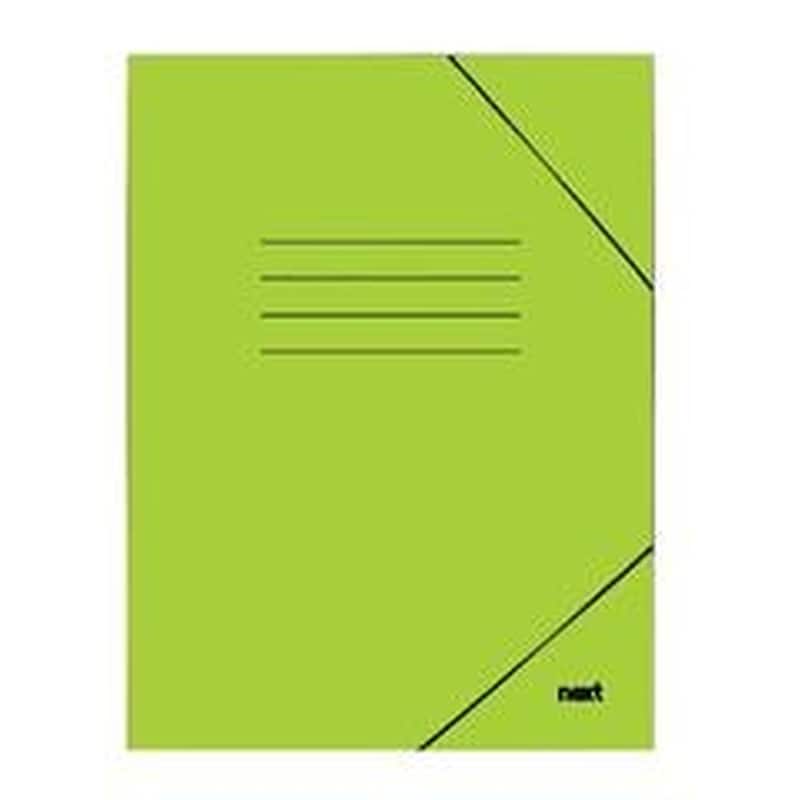Φάκελος Πρεσπάν Next με Λάστιχο A4 Πλαστικοποιημένος Λαχανί Υ35x25εκ.