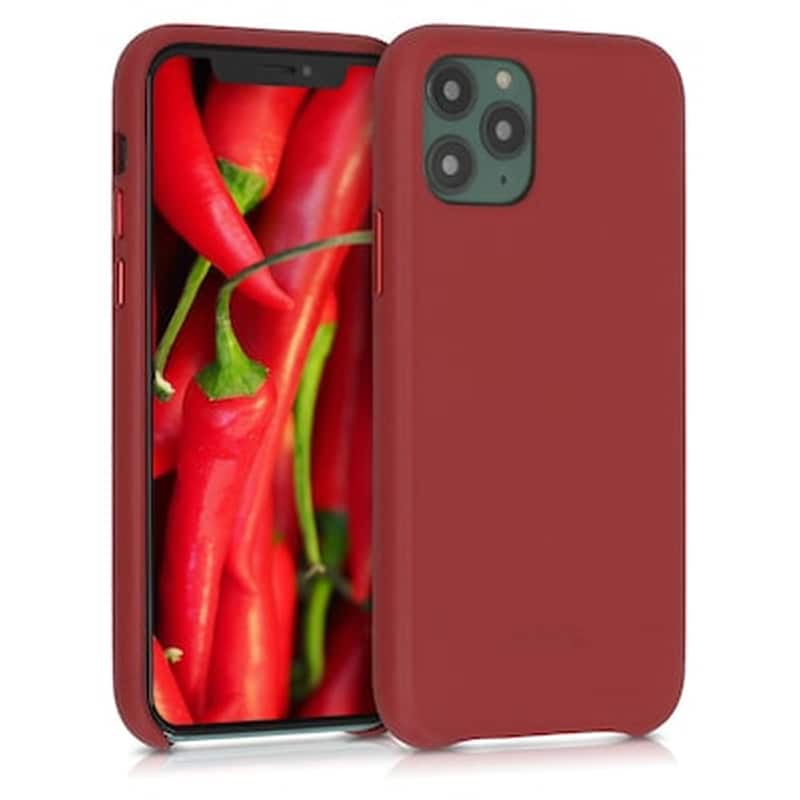 KALIBRI Θήκη Apple iPhone 11 Pro - Kalibri Leather Case - Red