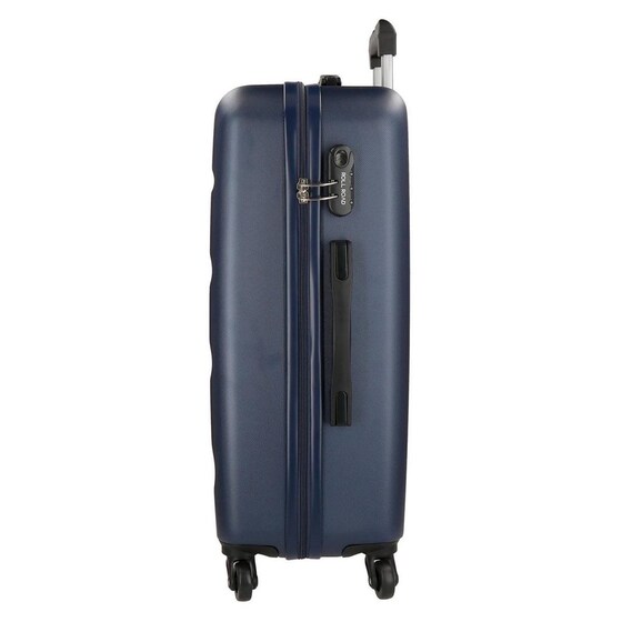 Βαλίτσα Μεσαία Princess Roll Road Abs Σειρά Flex Navy Blue 65x46x23cm image 1