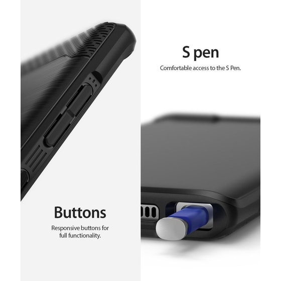 Θήκη Samsung Galaxy Note 10 - Ringke Onyx - Black image 2