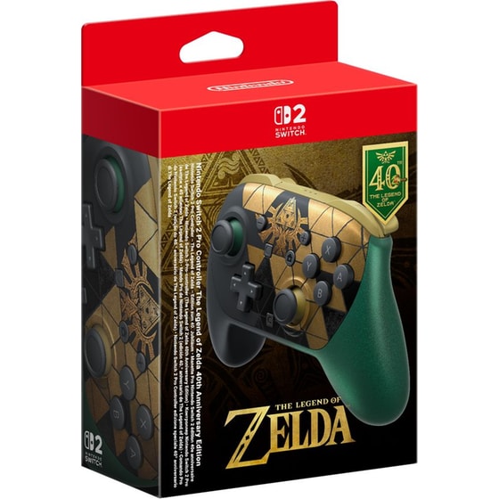 Nintendo Switch 2 Pro Controller The Legend of Zelda - 40th Anniversary Edition image 0