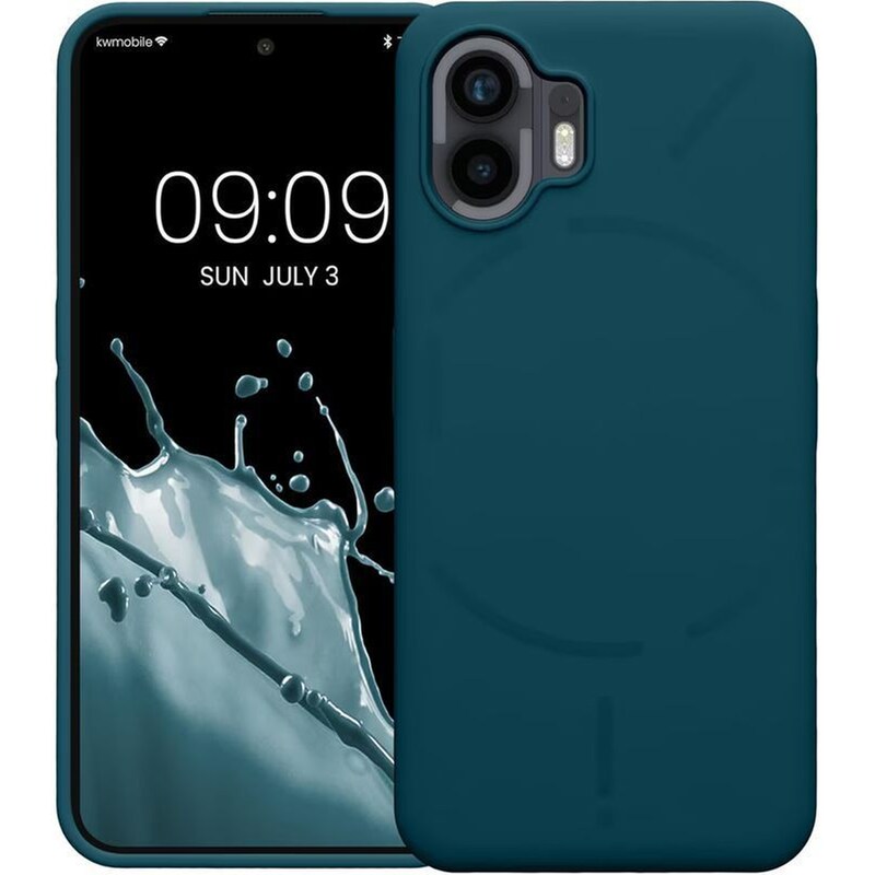KWMOBILE Kwmobile Soft Flexible Rubber Cover - Θήκη Σιλικόνης Nothing Phone 2 - Teal Matte (kwm0000203z008c)