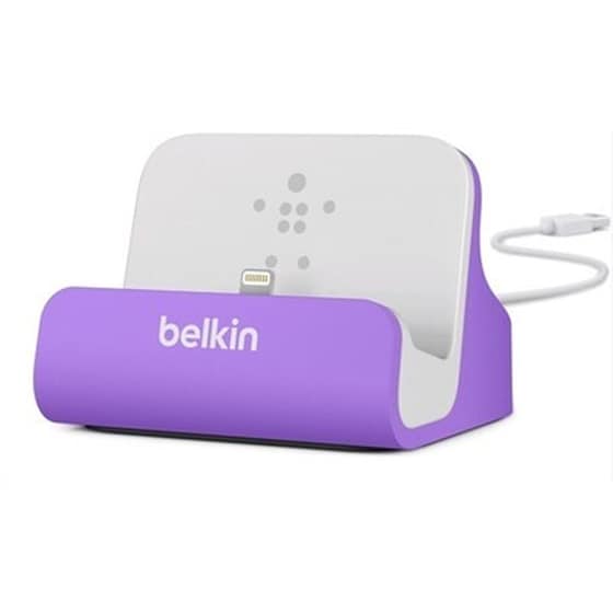DOCK BELKIN CHARGE/SYNC IPHONE 5 PURPLE image 0