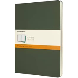 Σημειωματάριο Moleskine Ριγέ Cahier Myrtle Green Large (3 Τεμάχια)